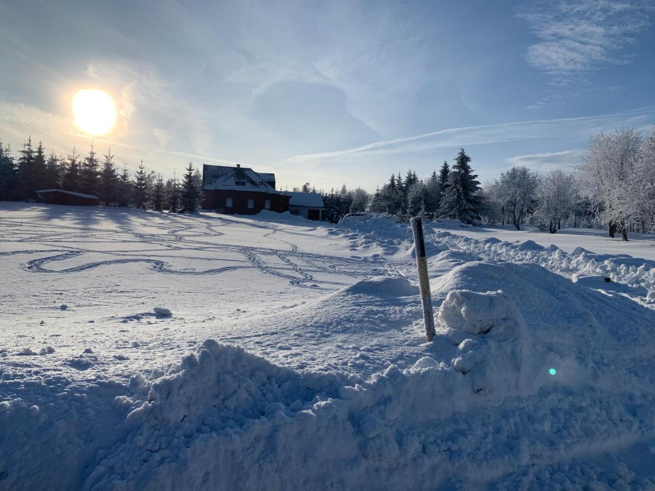 Penzion Hajovna Klíny Exteriör bild